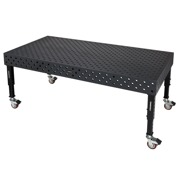 PrimeWeld D28 Cast Iron Welding Fixture Table | 4' x 8' Precision Modu
