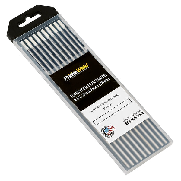 0.8 Zirconiated Tungsten Electrode (White, WZ8) | PrimeWeld