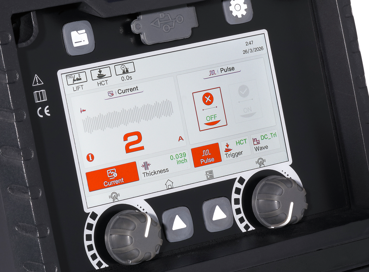 TIG230 AC/DC TIG Welder with Pulse + Touchscreen Control
