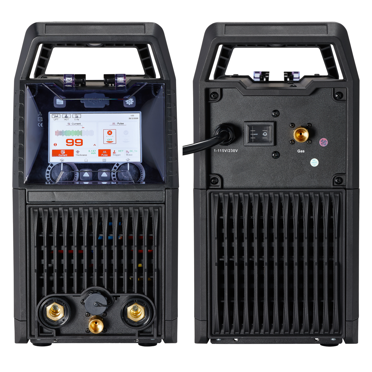 TIG230 AC/DC TIG Welder with Pulse + Touchscreen Control