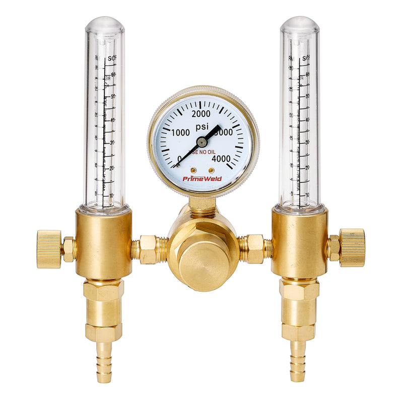 Dual CO2 & Argon Welding Flowmeter Regulator