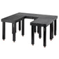 Fixture Table 2 x 3 Cast Iron With Nitrate Coating and Legs