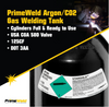 100% Argon Gas Full Welding Tank for TIG Welding Multiple Sizes